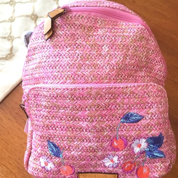 Vera Bradley | Bags | Vera Bradley Summer Pink Straw  display picture 3